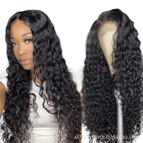 Brand New Woman Full 30 Inch 613 Virgin 250 Density 200% Kinky 100% Human Hair 360 Lace Front Wig